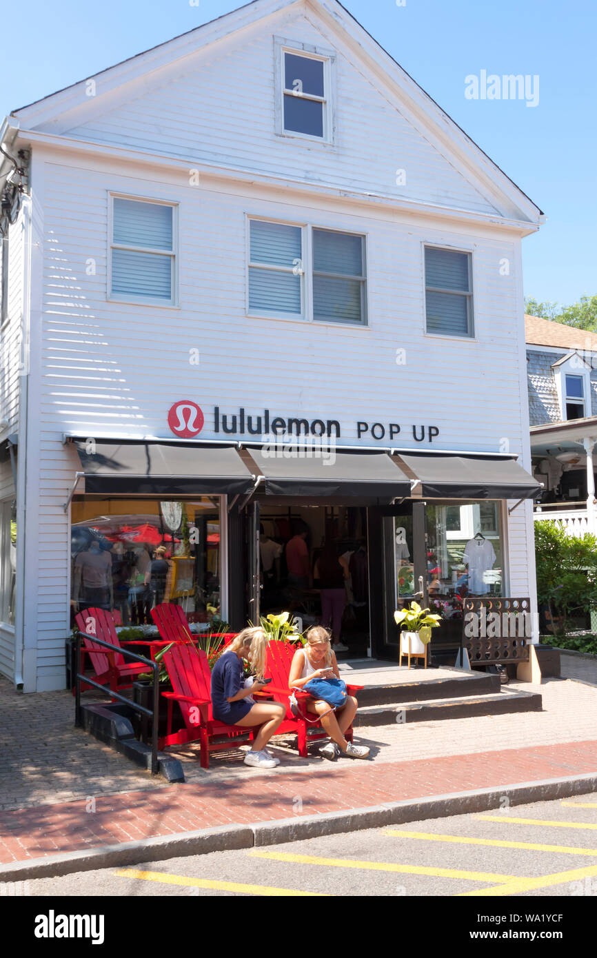 Lululemon Pop Up Store Stock Photo