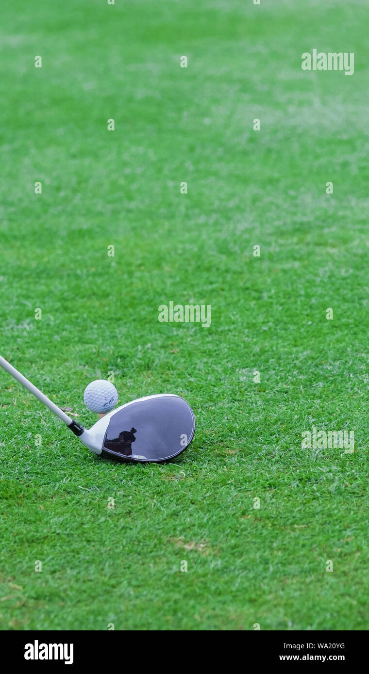 The golf course Stock Photo - Alamy