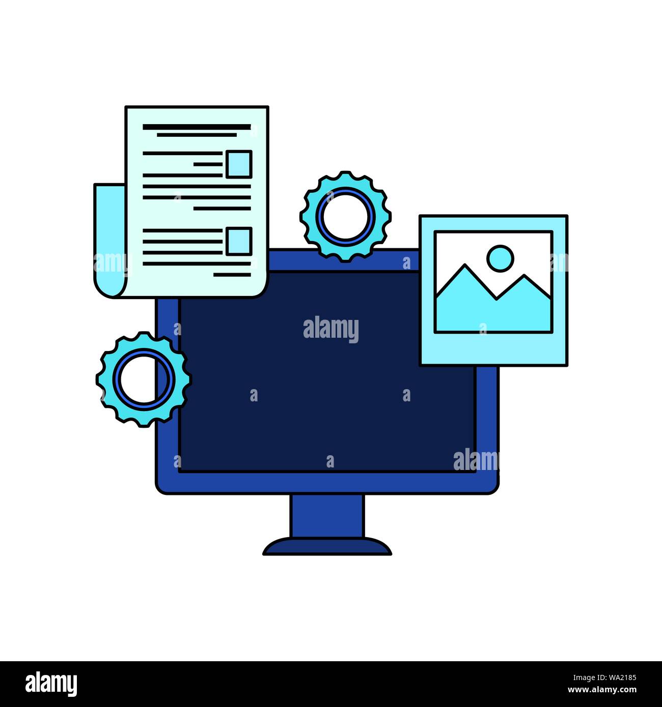 Test format Stock Vector Images - Alamy