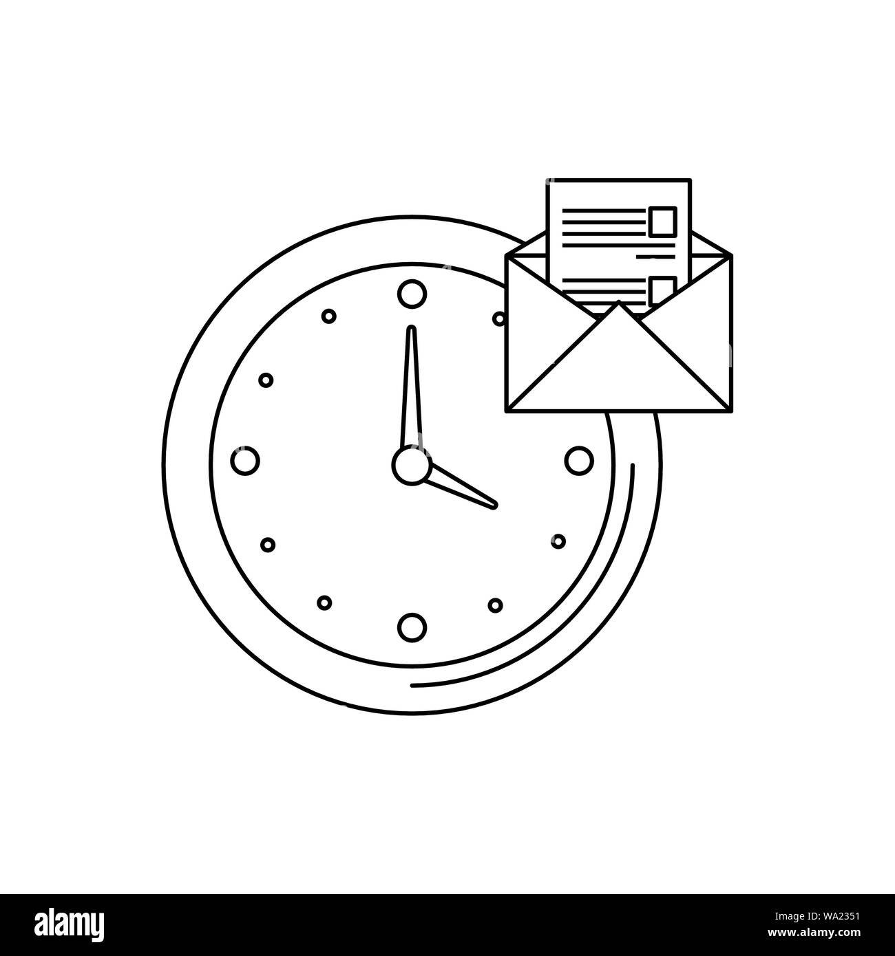 Sending watch Stock Vector Images - Alamy