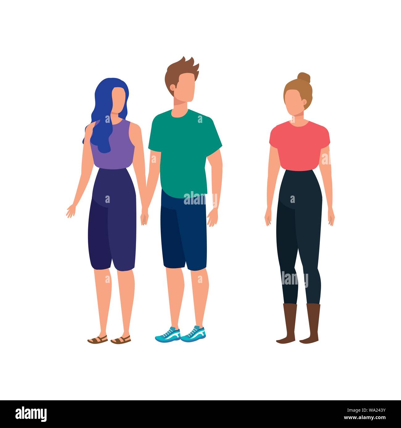 group of people avatars characters Stock Vector Image & Art - Alamy