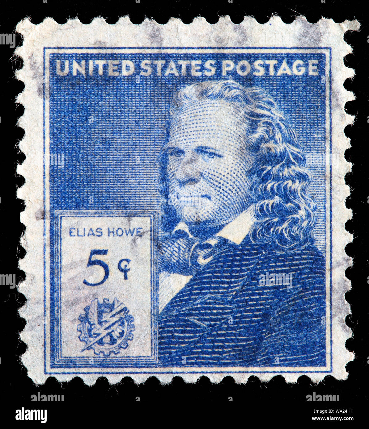 Elias Howe (18191867), American inventor, lockstitch sewing machine