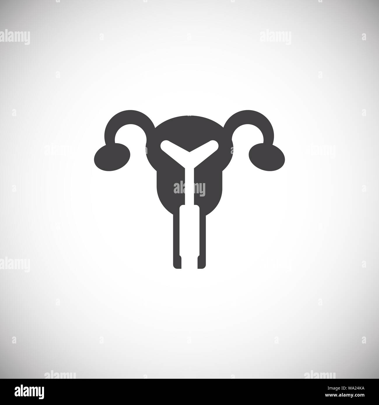 Human organ icon on background for graphic and web design. Simple ...