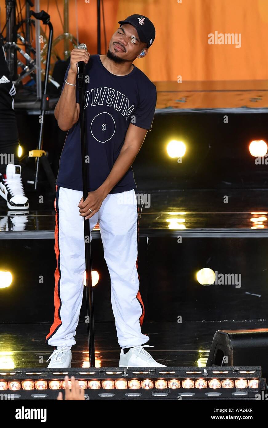New York, NY, USA. 16th Aug, 2019. Chance The Rapper on stage for ...