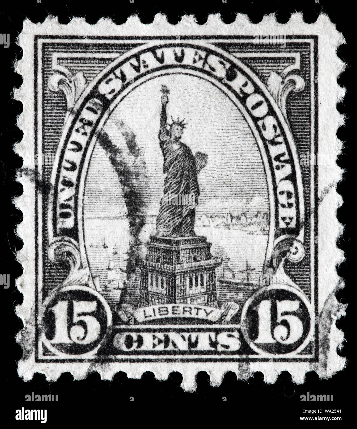 Statue of Liberty, postage stamp, USA, 1922 Stock Photo Alamy