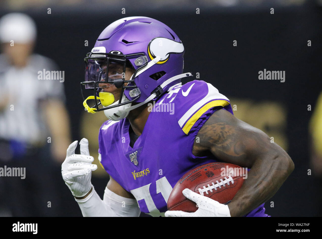 New Orleans, LOUISIANA, USA. 9th Aug, 2019. Minnesota Vikings