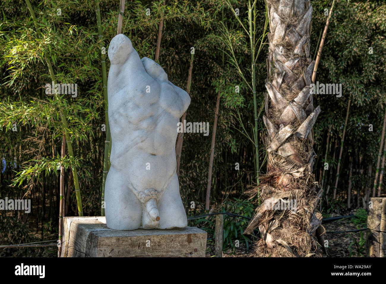 Buddha Eden Park. Statue in Budha Eden Park . Bombarral Portugal