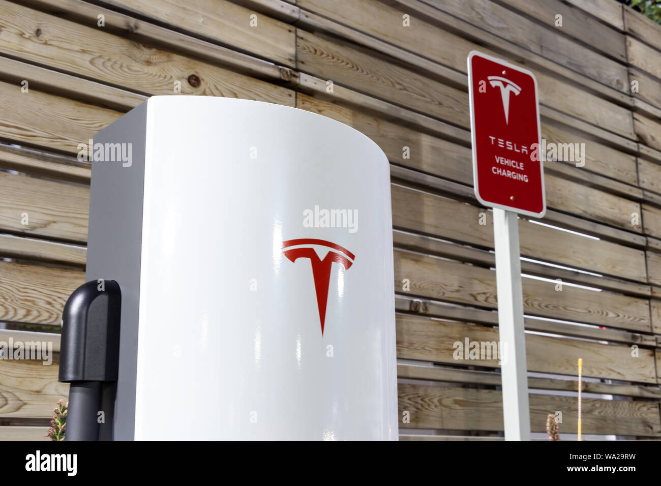 Tesla 2024 urban supercharger