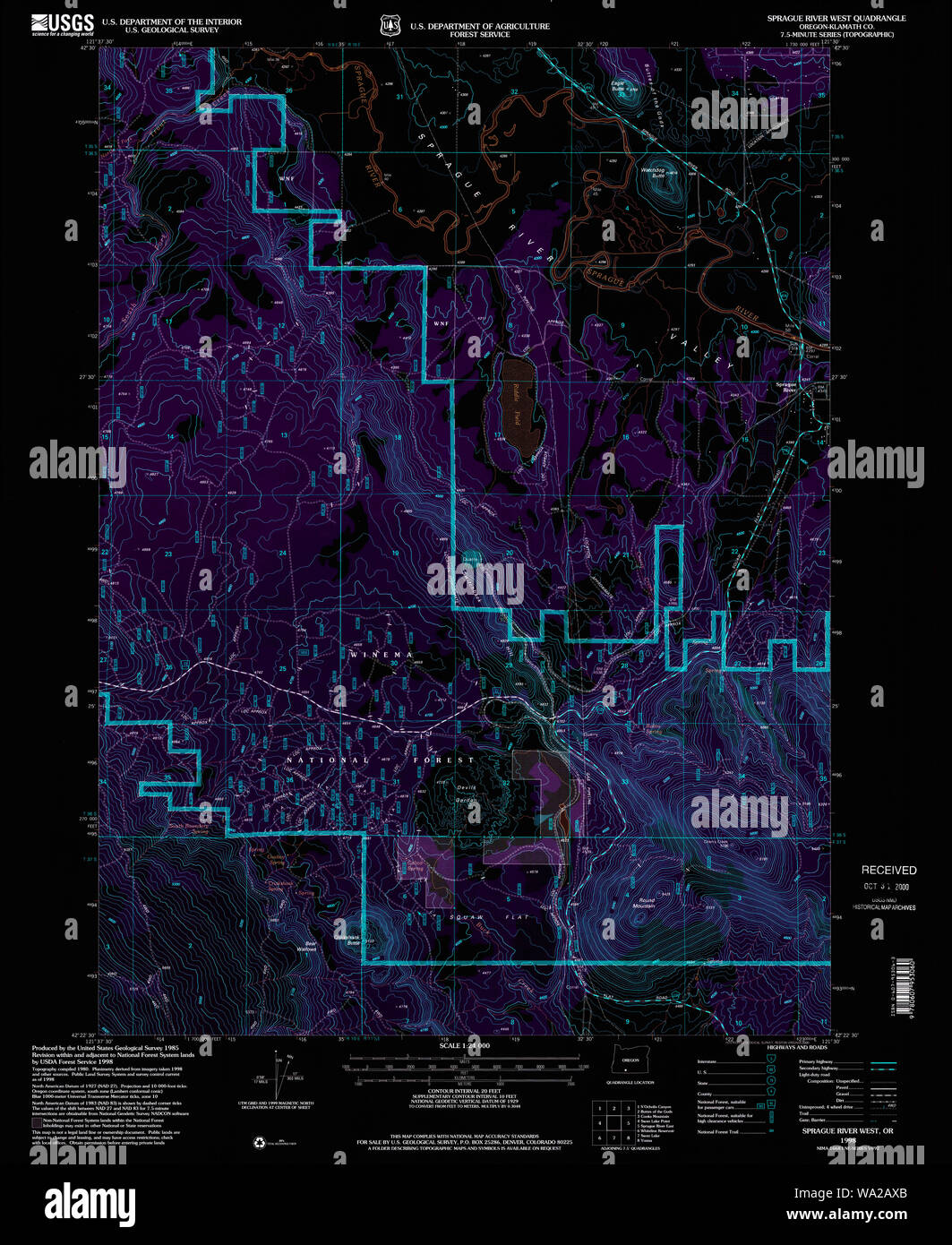 Map of sprague hires stock photography and images Alamy