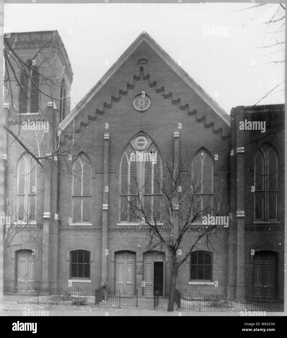 Baptist Churches, Washington, D.C. R. St. Baptist Church Stock Photo