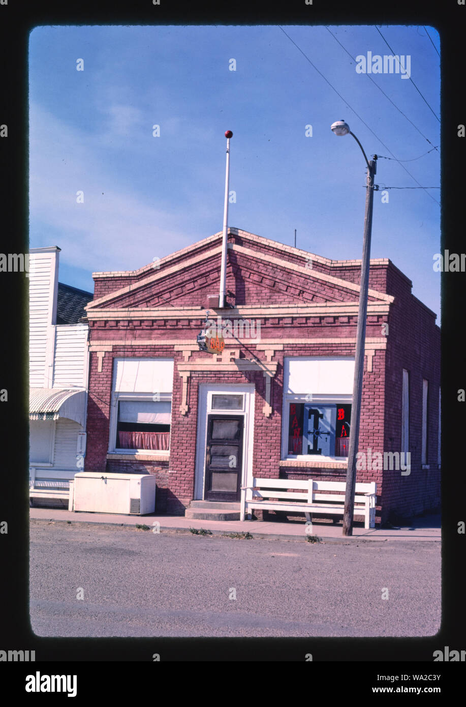 BarFarmer's State Bank (1912), Reed Street, Rudyard, Montana Stock