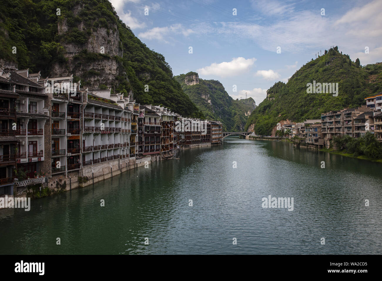 Town of the ancient city of qiandongnan from guizhou, China Stock Photo -  Alamy
