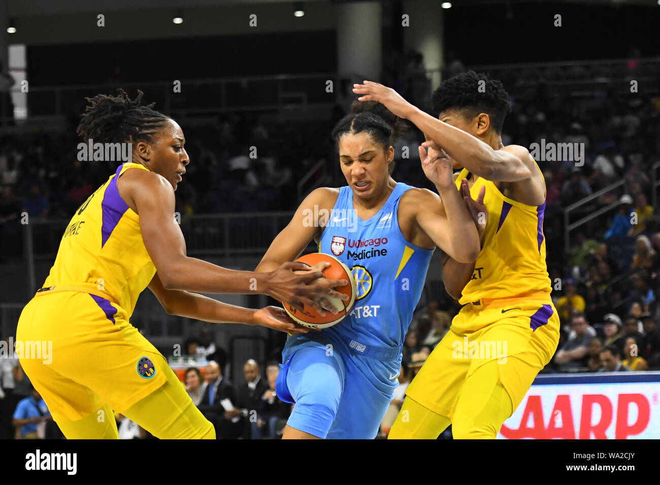 August 16 2019 Forward Gabby Williams 15 Of The Chicago Sky In Action During The Wnba Game Between The Los Angeles Sparks Vs The Chicago Sky At Wintrust Arena In Chicago Illinois