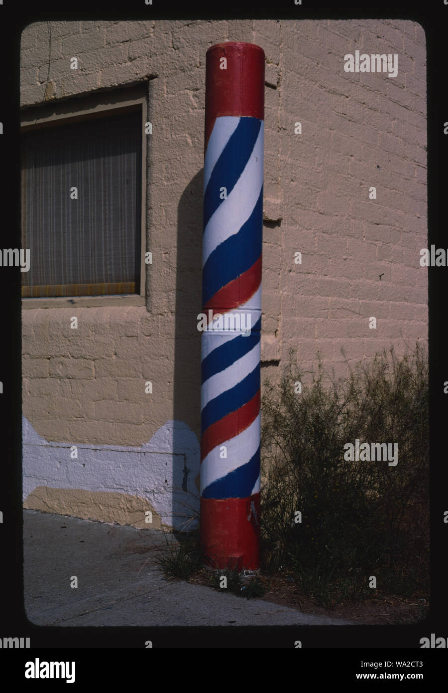 Barber pole, Portales, New Mexico Stock Photo Alamy