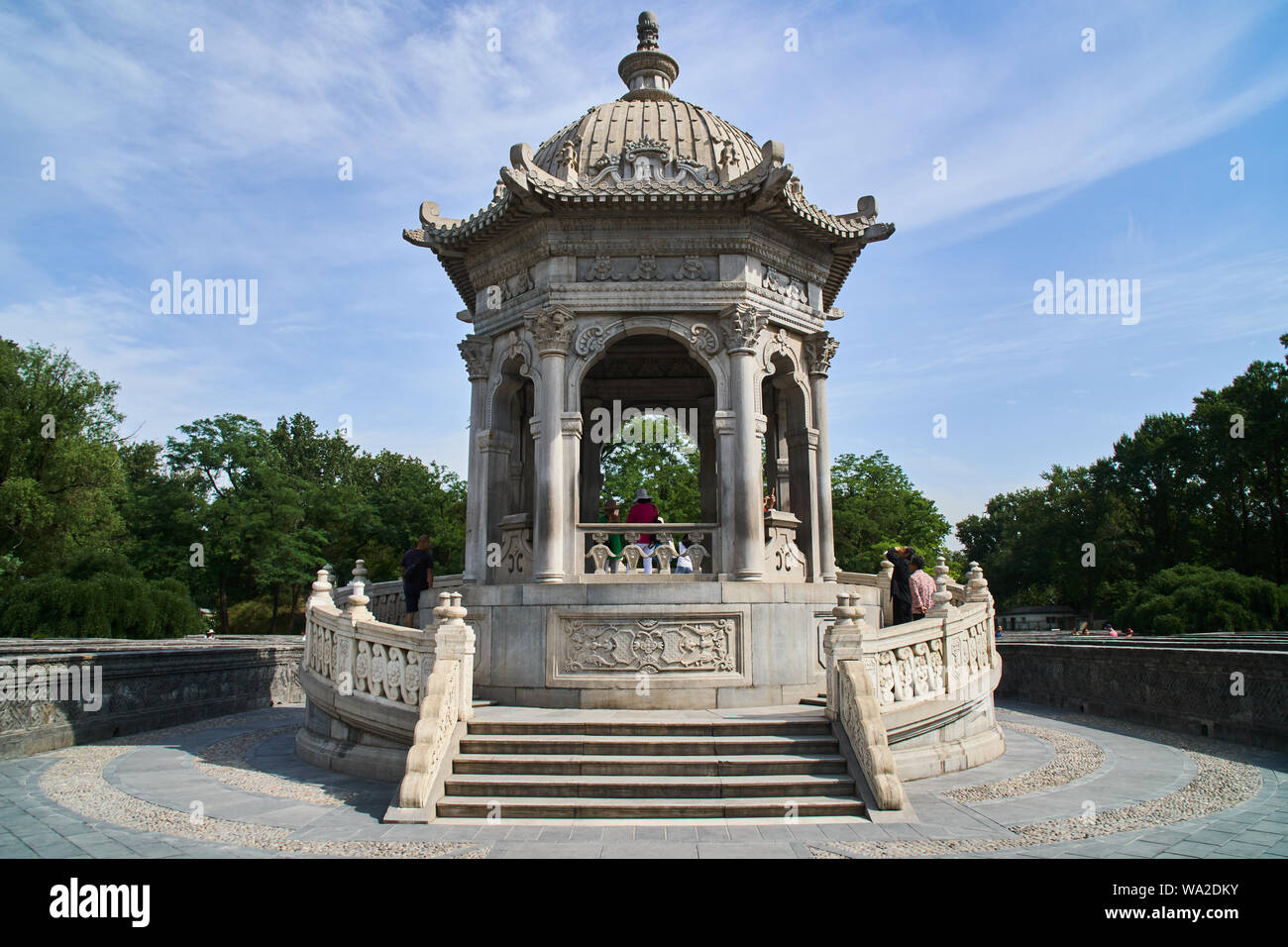 Beijing yuanmingyuan park Stock Photo