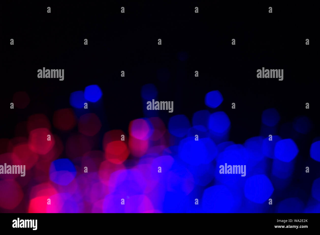 Blue bokeh lights hi-res stock photography and images - Alamy