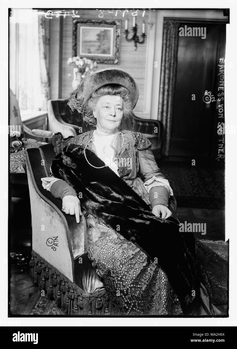 Baroness von Suttner Stock Photo