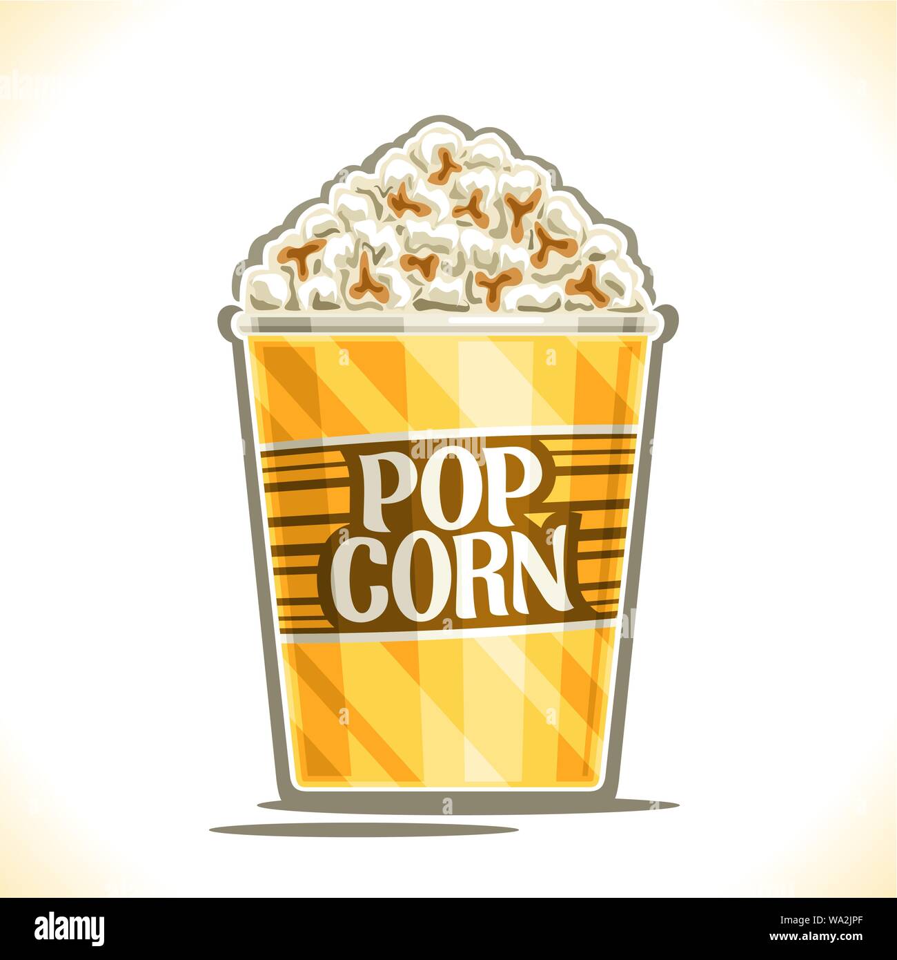 Salty Popcorn Stock Vector Images Alamy