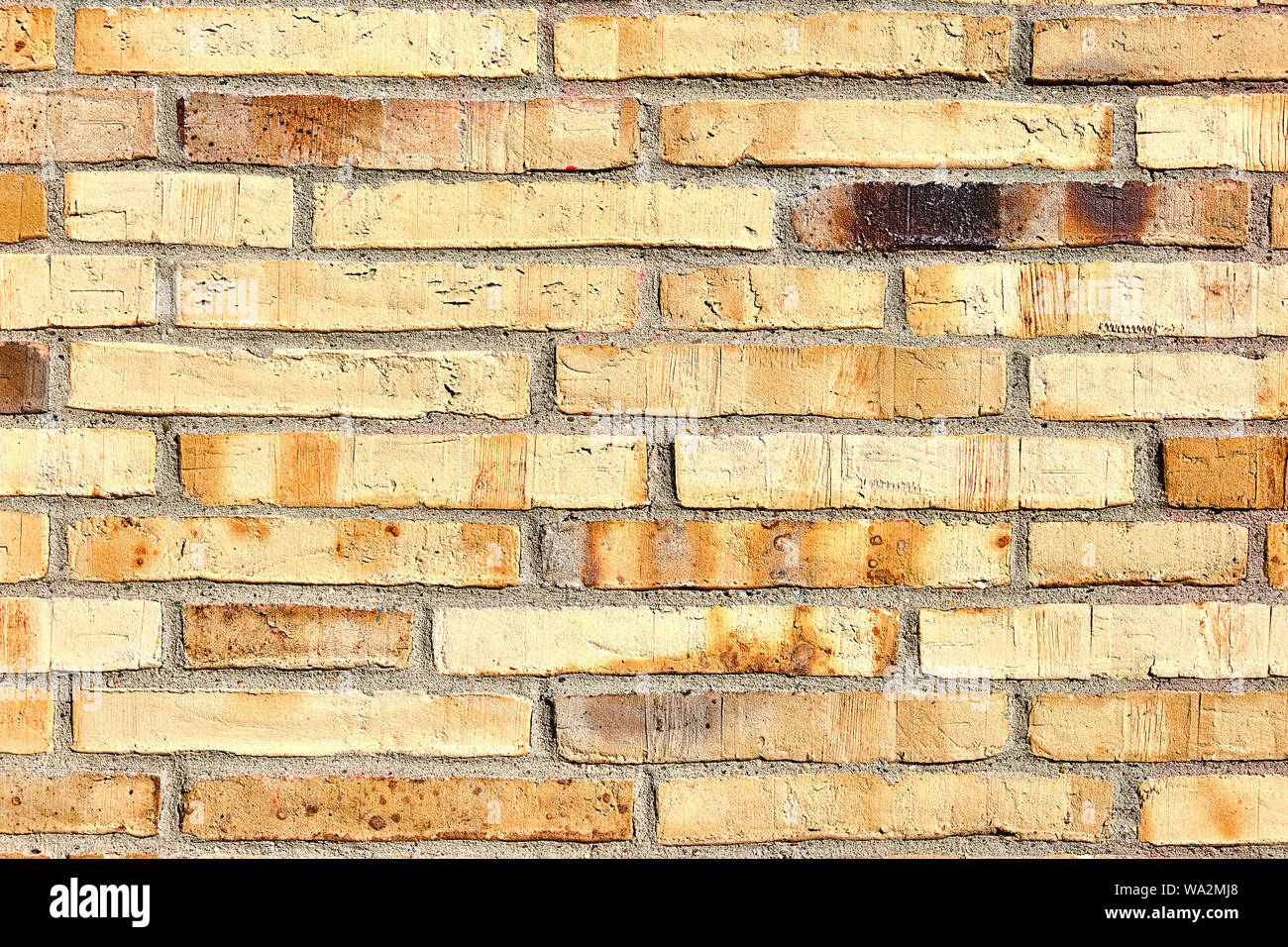 Background from a fine brown brick wall Stock Photo