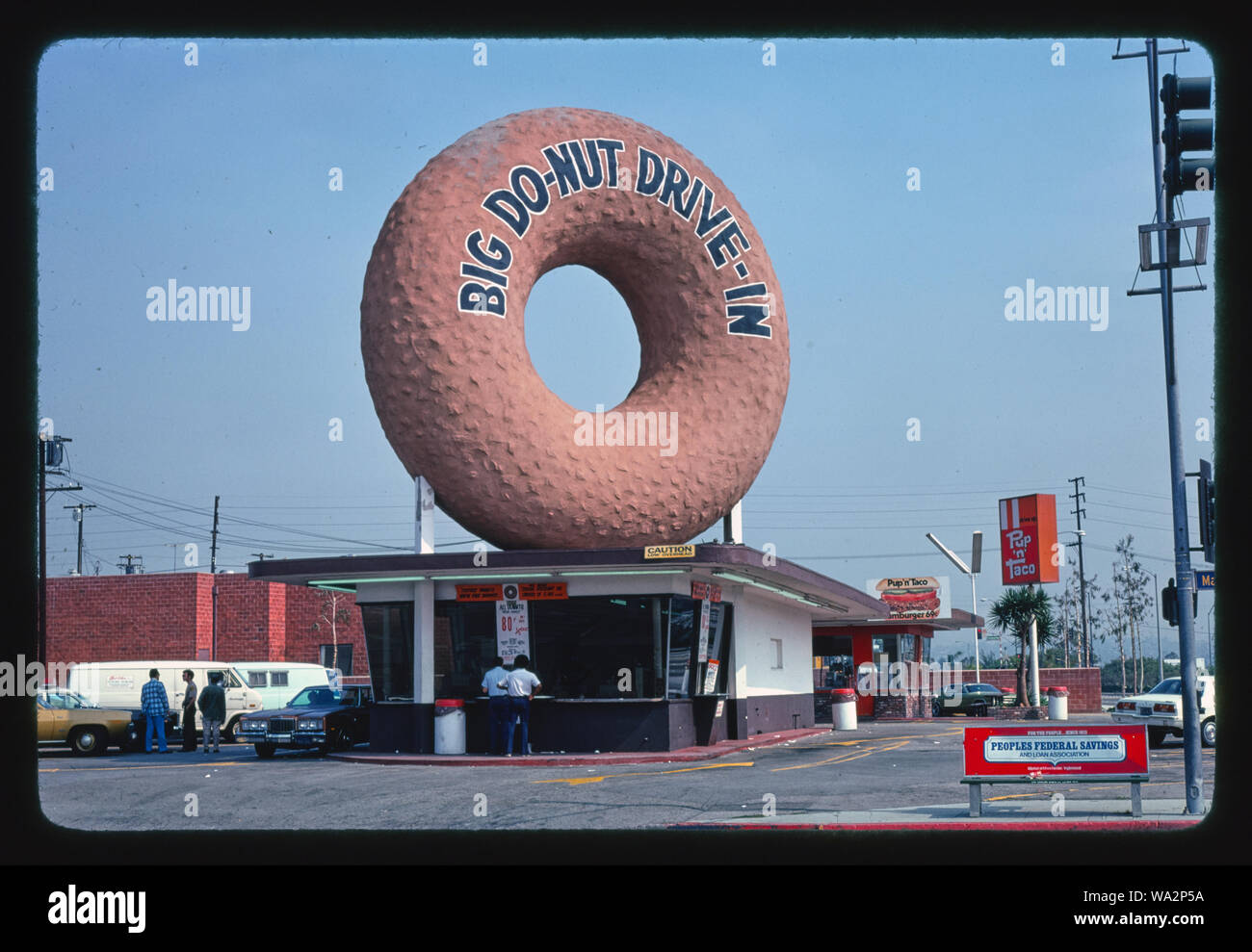 Big Do-Nut Drive-in, Inglewood, California Stock Photo