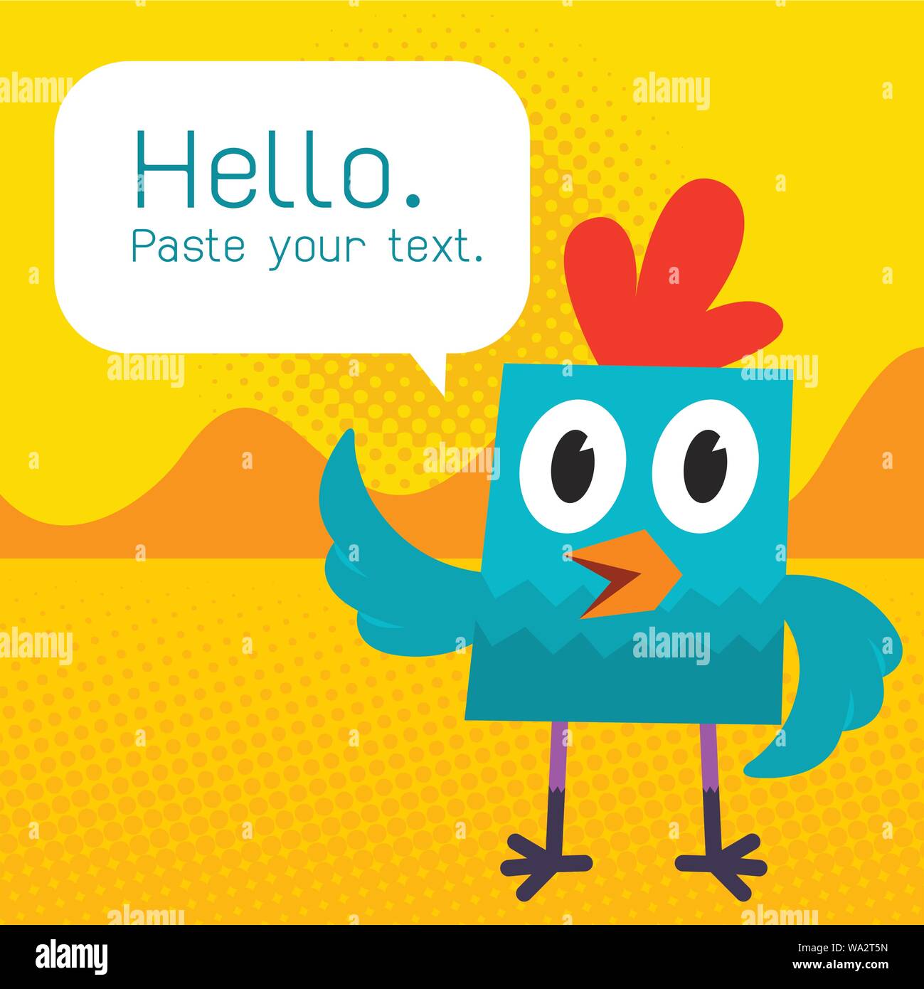 Chicken cartoon character design yellow background Stock Vector Image & Art - Alamy Chicken cartoon character design yellow background Stock Vector Image & Art - Alamy
