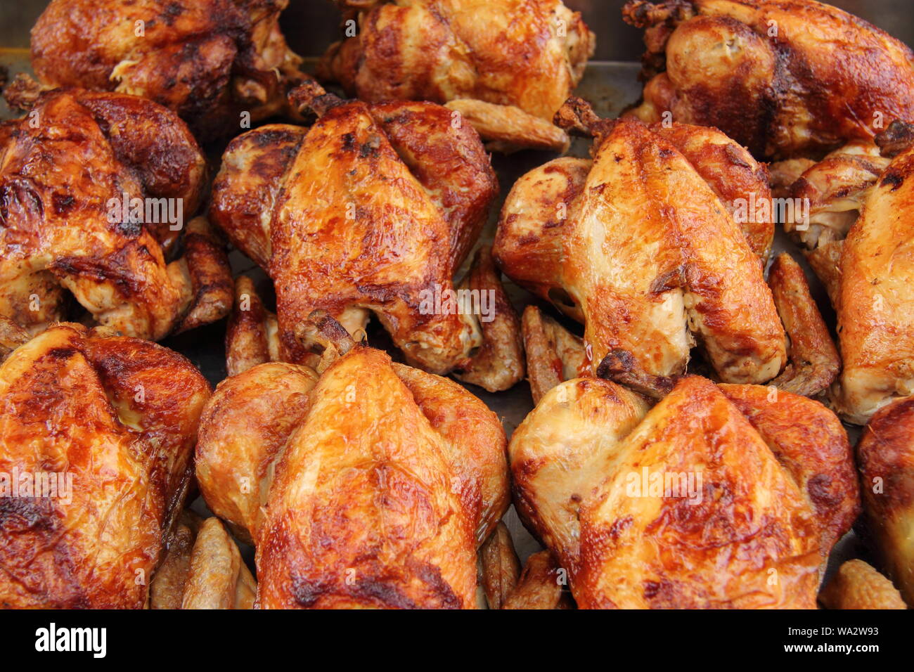grilled whole chicken Stock Photo Alamy