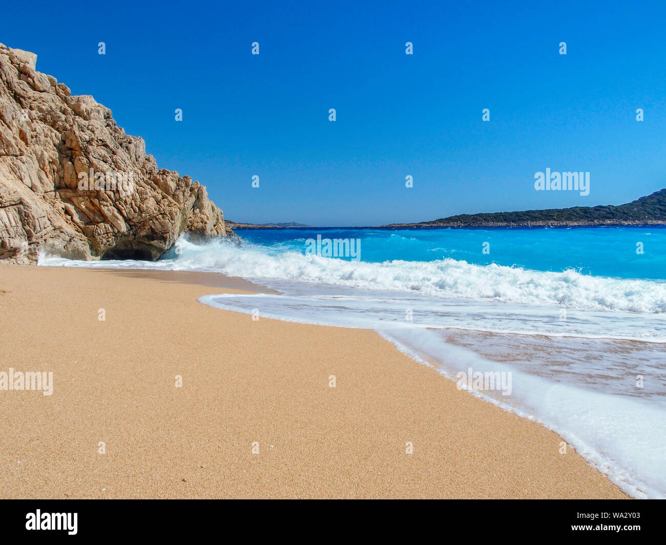 Kaputas beach in Turkey Stock Photo