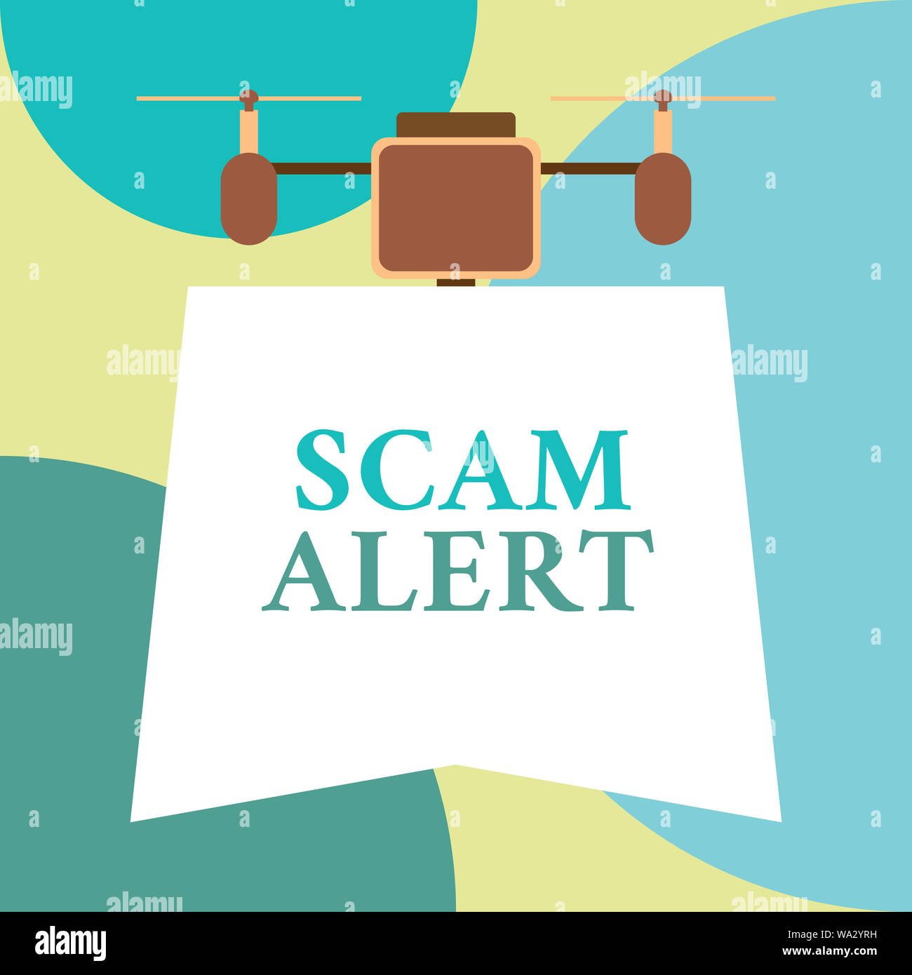 Conceptual Hand Writing Showing Scam Alert Concept Meaning
