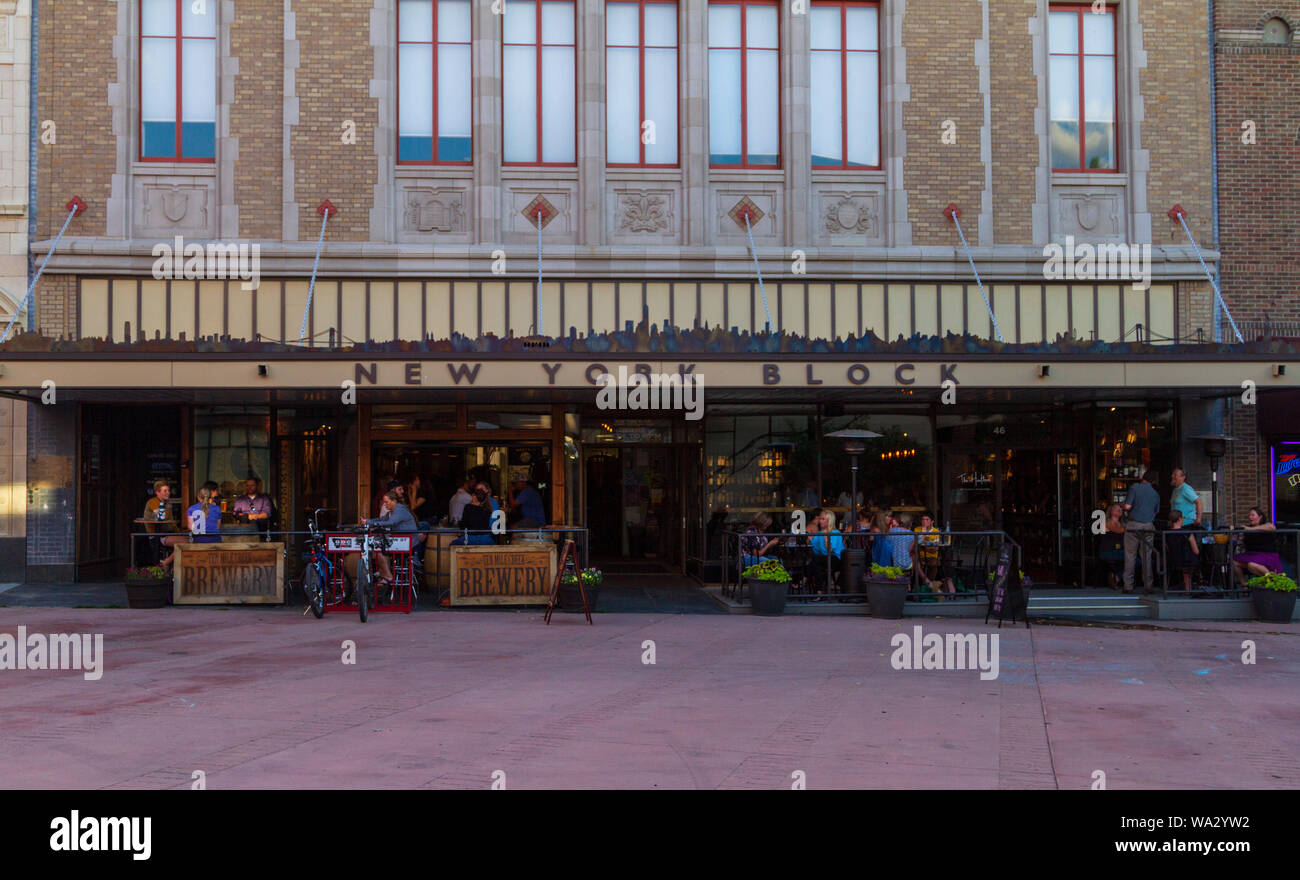 New York Block on the Walking Mall in Last Chance Gulch, Helena