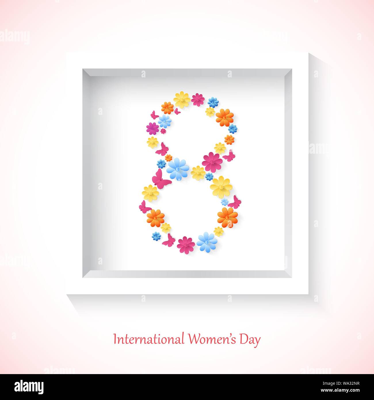 March 8. International Women's Day Stock Vector