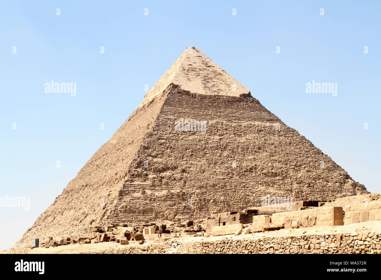 Keops, chefren, mykerinos, obelisk, Hatshepsut Stock Photo