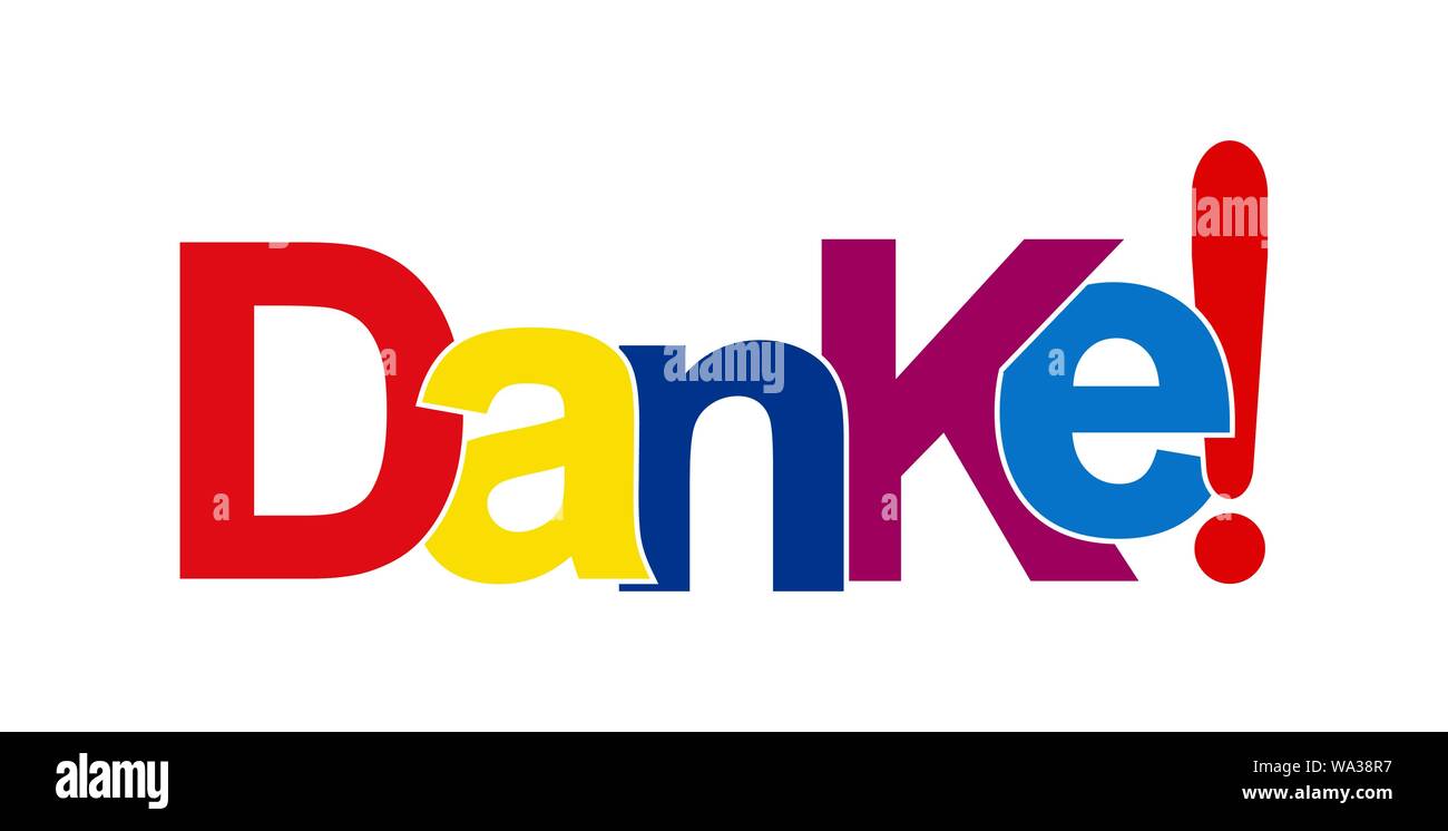 Colorful Banner With The Inscription Thank You Lettering For