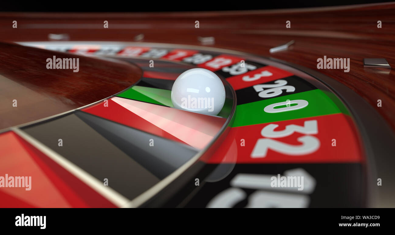 Roulette game illustration 3d hi-res stock photography and images - Alamy