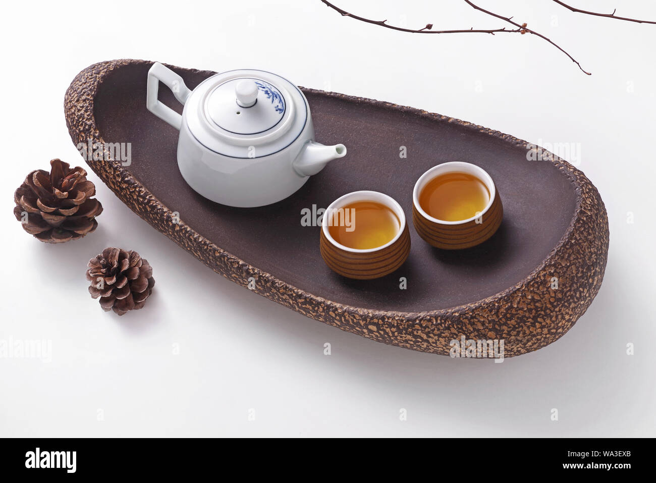 Tea set Stock Photo