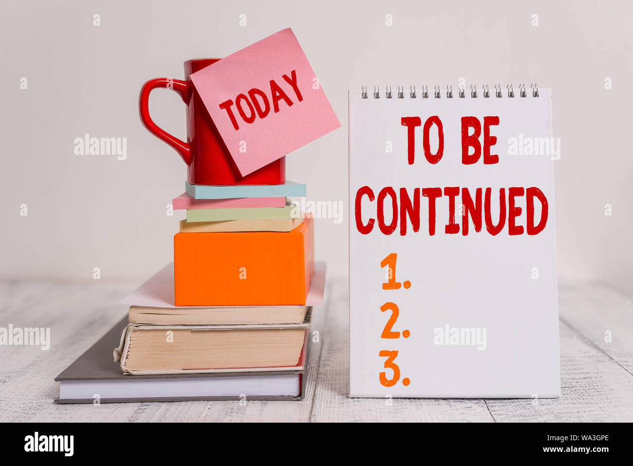 Word writing text To Be Continued. Business photo showcasing indicate ...