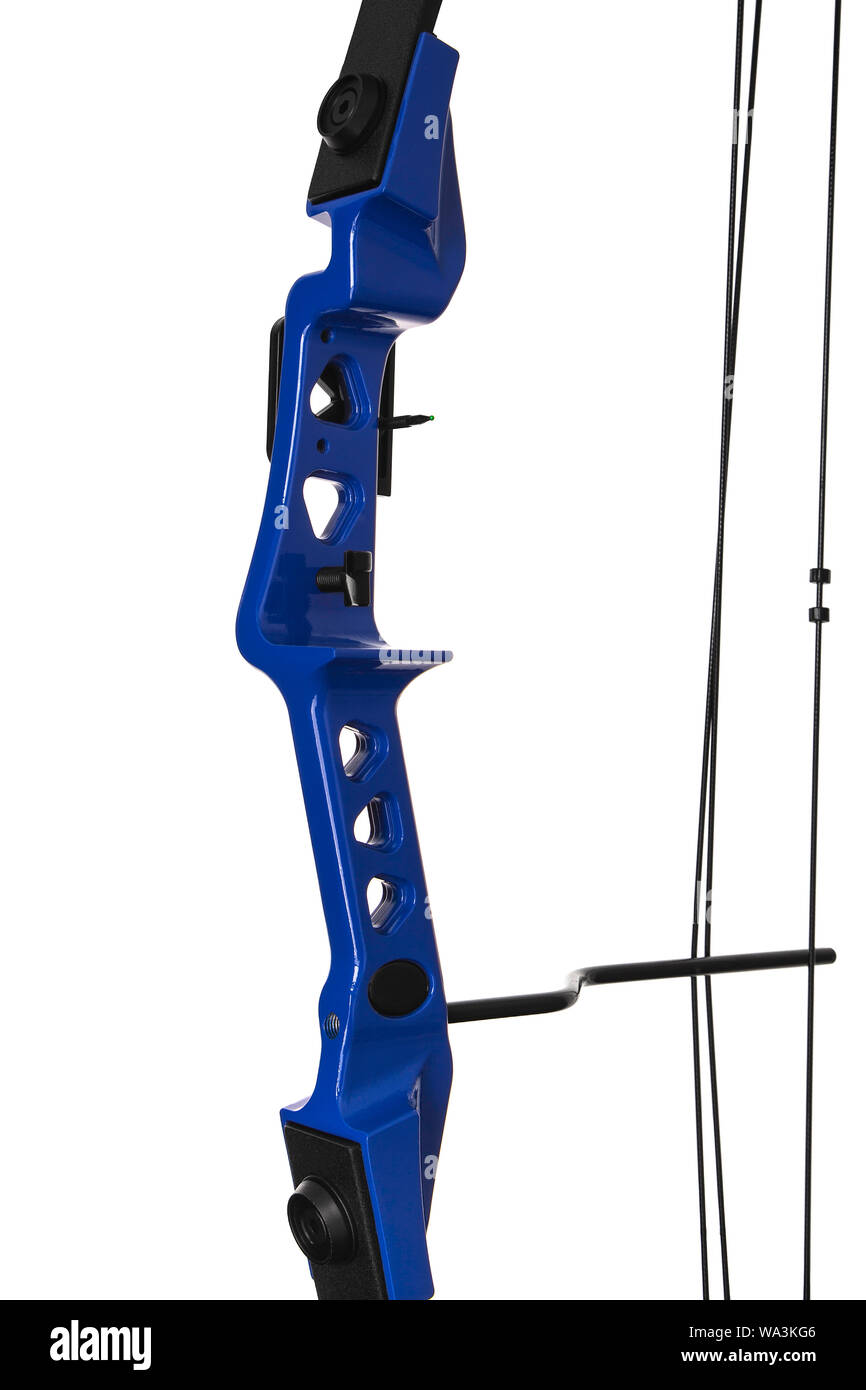 Closeup of the cam on a compound bow. modern, compound hunting bow and