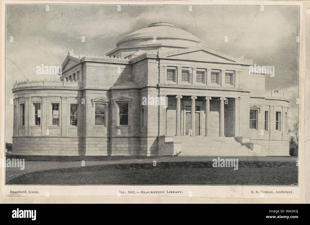 Blackstone Library Branford, Conn Stock Photo Alamy