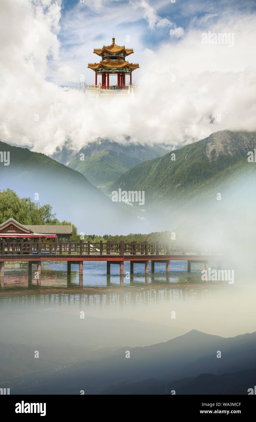 Chinese traditional landscape photography Stock Photo