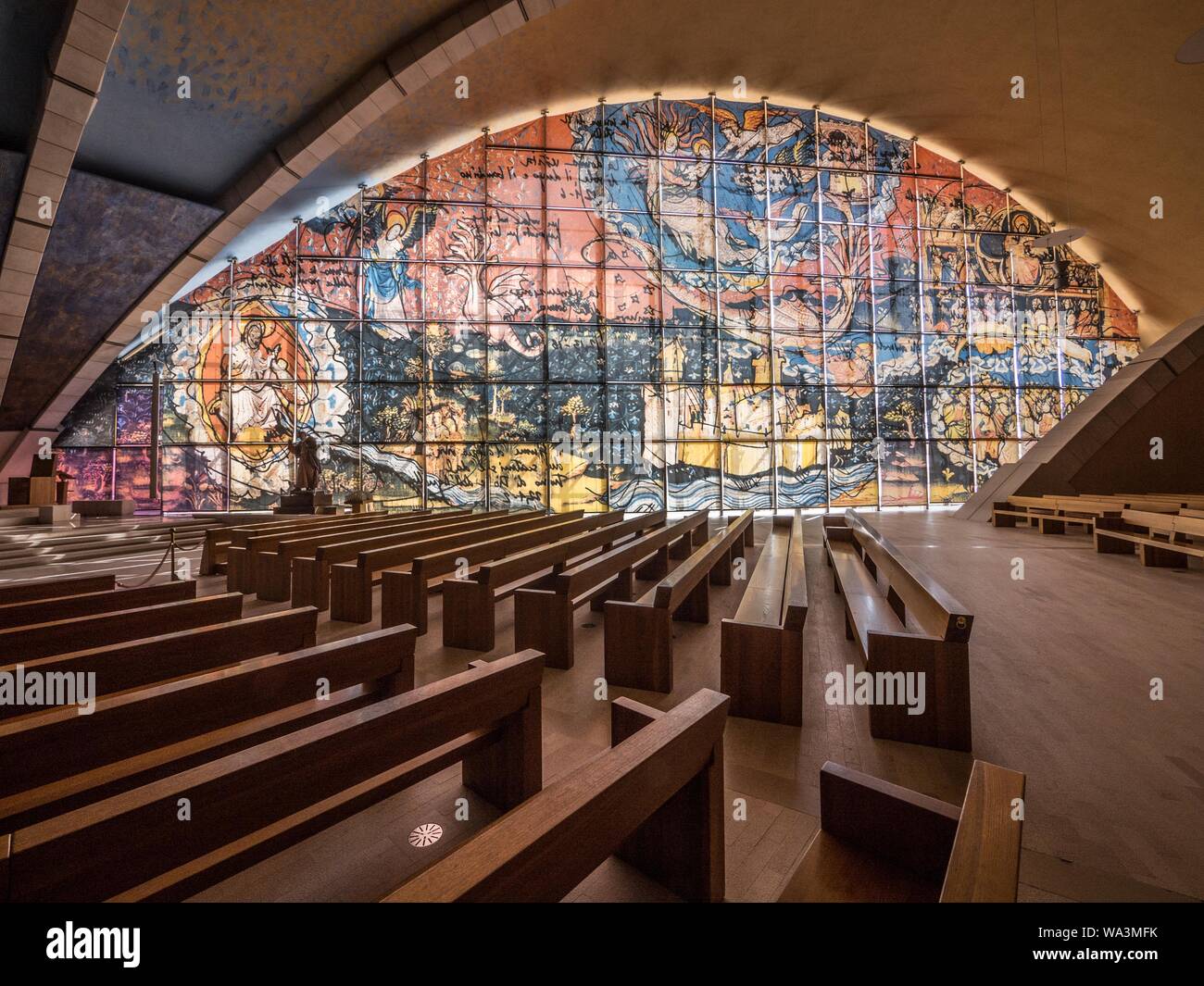 Interior church padre pio hi-res stock photography and images - Alamy