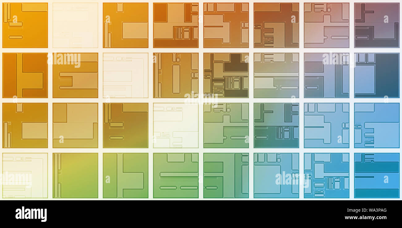 Futuristic Data Visualization Clean Abstract Background Art Stock Photo ...