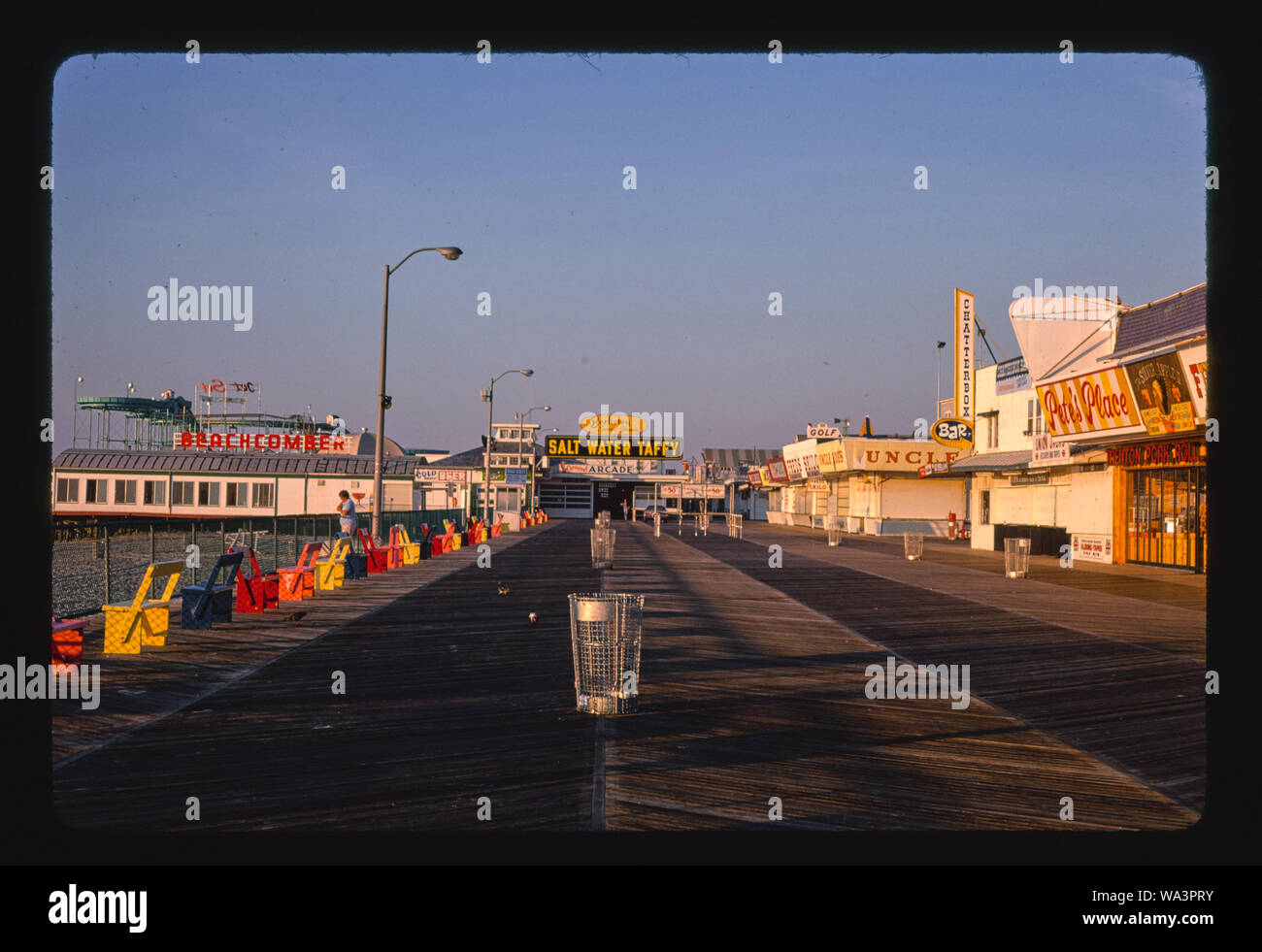 Boardwalk A.M., Seaside Heights, New Jersey Stock Photo Alamy
