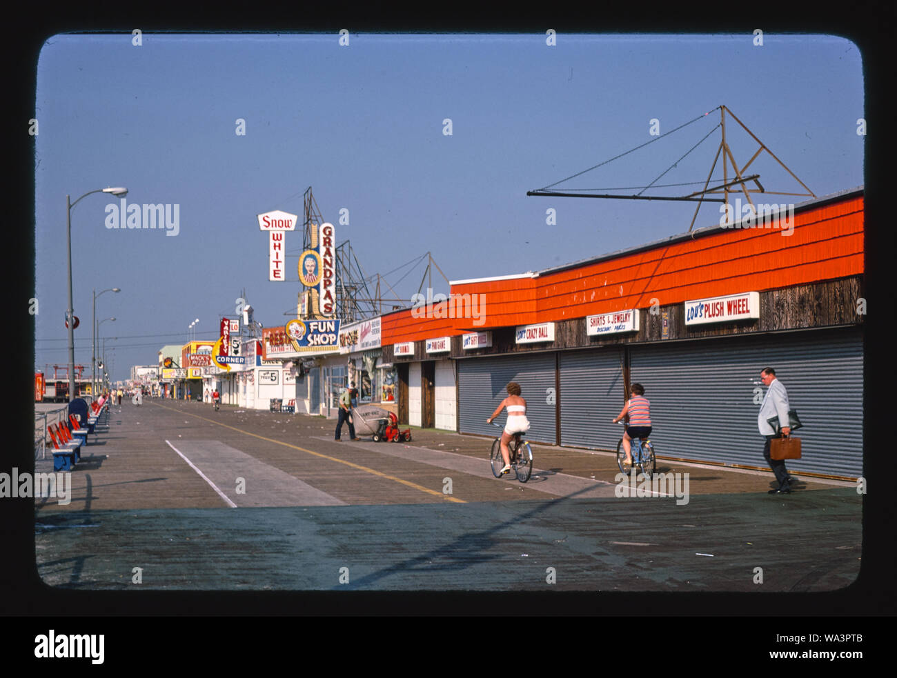 Boardwalk A.M., Wildwood, New Jersey Stock Photo Alamy