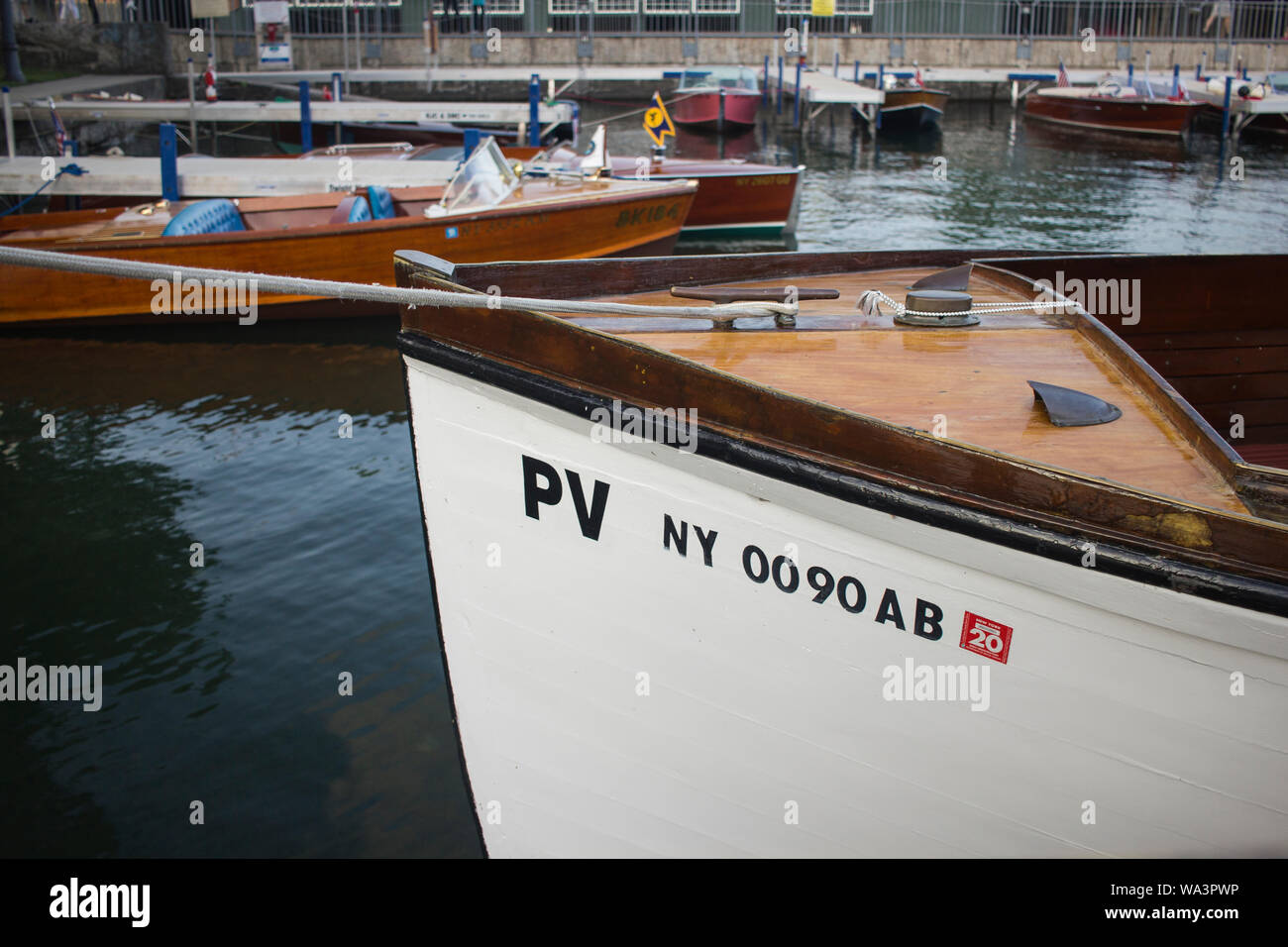 Skaneateles Antique & Classic Boat Show Stock Photo Alamy
