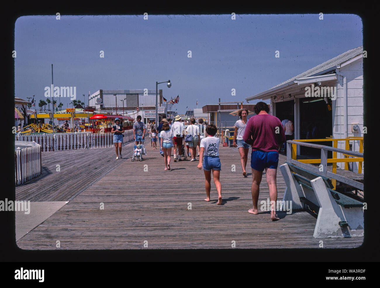 Boardwalk/beach, Point Pleasant, New Jersey Stock Photo Alamy