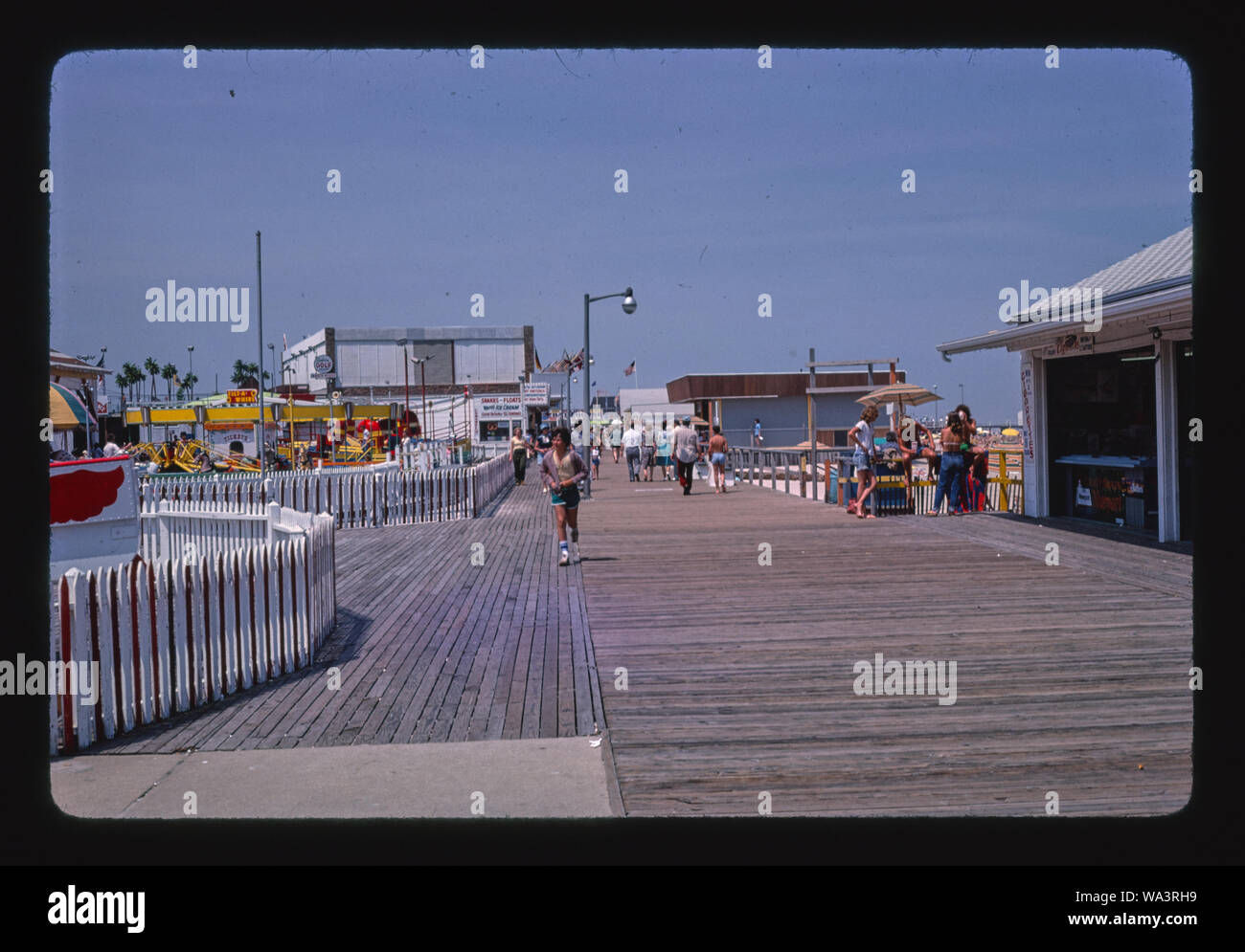 Boardwalk/beach, Point Pleasant, New Jersey Stock Photo Alamy