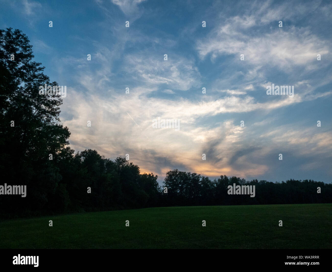 Dramatic sky. Stock Photo