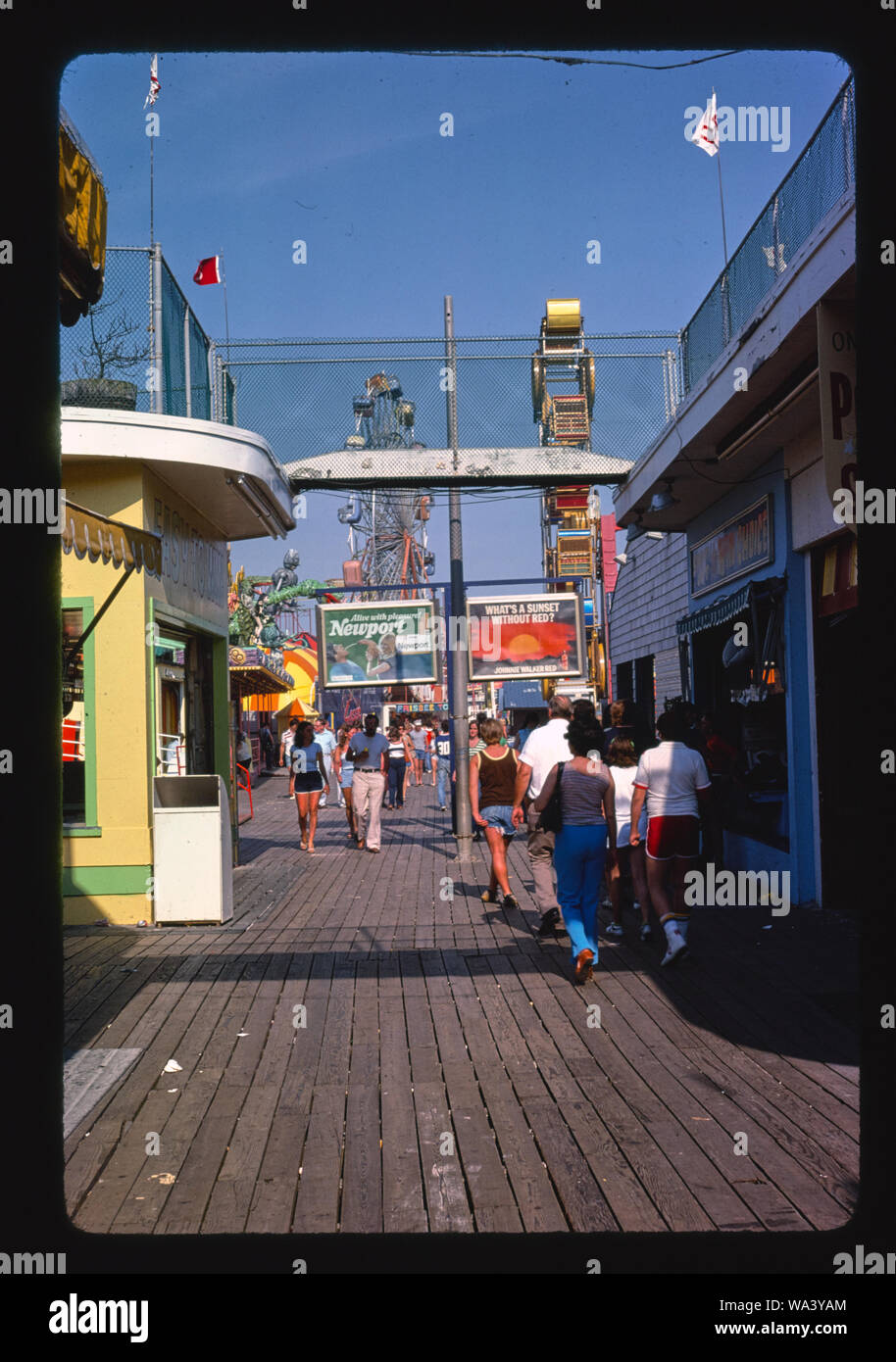 Booth City, Seaside Heights, New Jersey Stock Photo