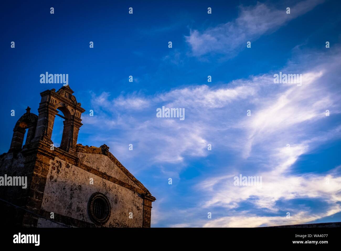 Beautiful shot of the chapel under a blue sky at daytime Stock Photo