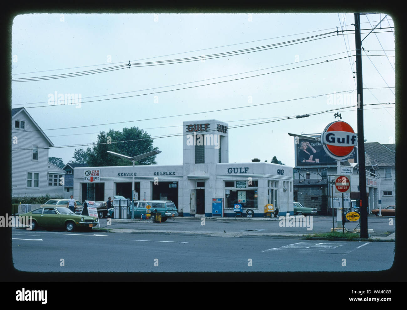 Boulevard Gulf, Kingston, New York Stock Photo Alamy