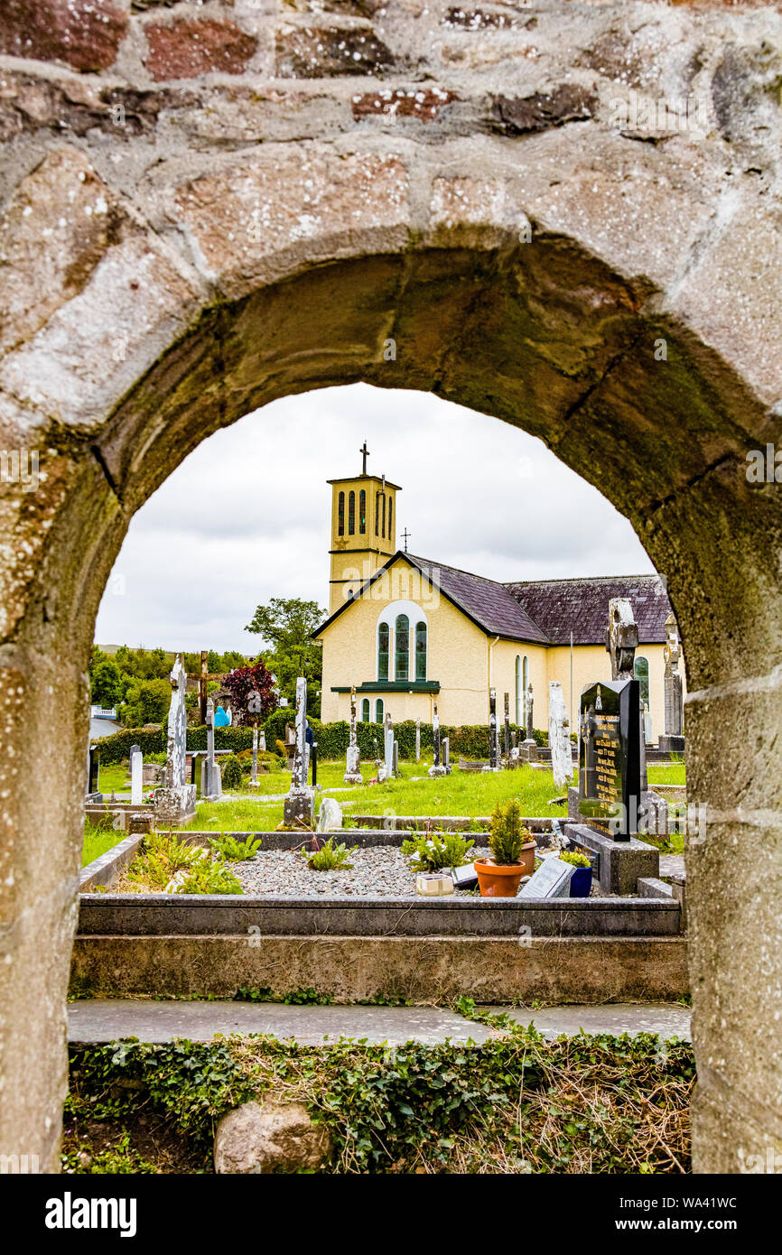 St Patricks Church in the village of Aghagower in County Mayo Ireland Stock Photo